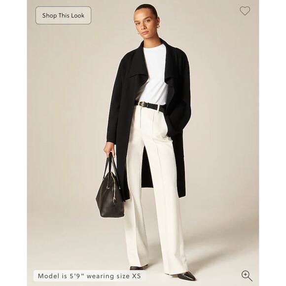 J. Crew Shawl-Collar Sweater Blazer Heather Dove NWT size XL - Picture 2 of 7